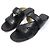 Bottega Veneta Mules in vitello nero con fasce incrociate da donna - vista 3