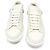 Alexander Mcqueen Sneakers da uomo in vitello White Black Oversole Bianco