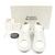 Alexander Mcqueen Sneakers da uomo in vitello White Black Oversole Bianco - vista 2