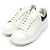 Alexander Mcqueen Sneakers da uomo in vitello White Black Oversole Bianco - vista 3