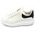Alexander Mcqueen Sneakers da uomo in vitello White Black Oversole Bianco - vista 4