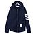 Thom Browne Veste zippée à capuche diagonale pour homme