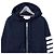 Thom Browne Veste zippée à capuche diagonale pour homme - vue 6
