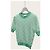 Gucci Strickpullover aus Baumwoll-Woll-Mischung GG Jacquard Mint Kurzarm Grün - Ansicht 2