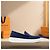 Louis Vuitton Mocassino Beverly Hills Navy Blue - vista 3