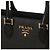 Prada Borsa Tote con manici in pelle Saffiano Nero - vista 6