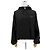 Moncler Prada Re-Nylon Jacquard Cropped Jacke mit Kapuze Schwarz - Ansicht 2