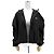 Moncler Prada Re-Nylon Jacquard Cropped Jacke mit Kapuze Schwarz - Ansicht 3