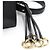 Prada Borsa a spalla e borsa a tracolla Multi Charm in pelle Soft Sound nera - vista 5