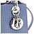 Dior Borsa Tote e Borsa a Tracolla Lady Medium Blu Metallizzato - vista 4