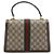Gucci Borsa Ophidia GG Supreme Small Top Handle Bag Tote e Borsa a Tracolla Marrone - vista 4