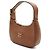 Miu Miu Bolso Hobo y Bolso Bandolera de Cuero Caramelo con Logotipo Dorado Castaño - vista 2