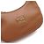 Miu Miu Bolso Hobo y Bolso Bandolera de Cuero Caramelo con Logotipo Dorado Castaño - vista 9