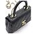 Coco Handle Chanel Borsa Micro Tote in Caviar Nero con Manico Coco e Tracolla a Catena Dorata - vista 9