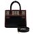 Burberry Mini borsa tote vintage a quadri nera