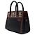 Burberry Mini borsa tote vintage a quadri nera - vista 2