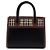 Burberry Mini borsa tote vintage a quadri nera - vista 4