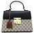 Padlock Gucci Supreme Borsa Tote con manico superiore e Borsa a tracolla con lucchetto Marrone - vista 2