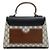 Padlock Gucci Supreme Borsa Tote con manico superiore e Borsa a tracolla con lucchetto Marrone - vista 5