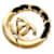 Chanel Orecchini rotondi CC Gold Nero  - vista 4