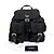Prada Triangle Logo Nylon Backpack Black