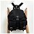 Prada Triangle Logo Nylon Backpack Black - view 3