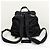 Prada Triangle Logo Nylon Backpack Black - view 5