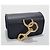 Gucci Porta-borsello da vita per cani in pelle nera placcata oro Nero - vista 6