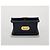 Gucci Porta-borsello da vita per cani in pelle nera placcata oro Nero - vista 7
