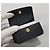 Gucci Porta-borsello da vita per cani in pelle nera placcata oro Nero - vista 9