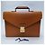 Louis Vuitton Borsetta in pelle Camel Marrone - vista 2