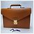 Louis Vuitton Borsetta in pelle Camel Marrone - vista 3