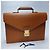 Louis Vuitton Borsetta in pelle Camel Marrone - vista 4