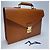Louis Vuitton Borsetta in pelle Camel Marrone - vista 5