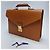 Louis Vuitton Borsetta in pelle Camel Marrone - vista 6