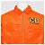 Dior Kenny Scharf Herren-Hemdjacke aus orangefarbenem Nylon mit CD-Logo - Ansicht 2
