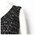Chanel Abito in lana tweed nero da donna - vista 3
