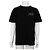 Dior Schwarzes T-Shirt mit Kurzarm und besticktem Logo