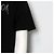Dior Schwarzes T-Shirt mit Kurzarm und besticktem Logo - Ansicht 3