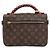 Louis Vuitton Borsa Tote Pochette Metis Bread Multicolore - vista 3