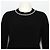 Chanel Langärmliger Kaschmir-Strickpullover für Damen in Schwarz - Ansicht 2