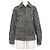 Chanel Chaqueta vaquera oversized para mujer Camelia CC Logo Castaño
