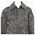 Chanel Chaqueta vaquera oversized para mujer Camelia CC Logo Castaño - vista 2