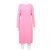 Chanel Abito rosa da donna in misto seta