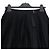 Dior Falda corta plisada de algodón negro para mujer con cinturón - vista 2