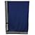 Chanel Sciarpa in cashmere con logo Navy Blu