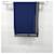 Chanel Sciarpa in cashmere con logo Navy Blu - vista 2