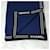 Chanel Sciarpa in cashmere con logo Navy Blu - vista 6