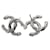Chanel Orecchini Cubic CC Silver Argento  - vista 4