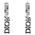 Dior Orecchini a cerchio con cristalli Argento  - vista 3
